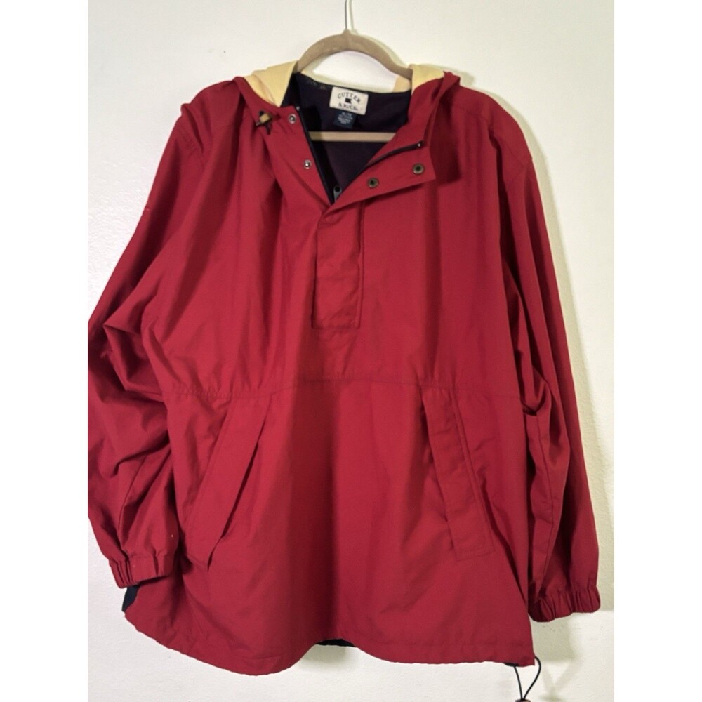 Vintage Cutter & Buck Pullover Red Jacket XL Extra large Hoodie